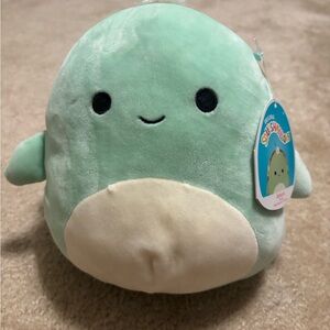Mint Green, Cream and Brown Turtle Squishmallow